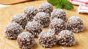 ricetta cioccolatini al cocco