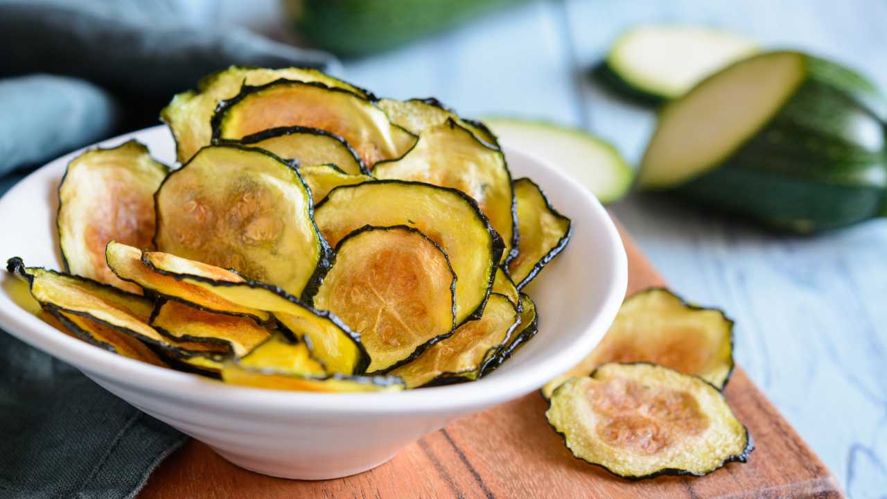 Chips zucchine- al forno- ifood.it