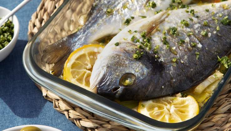 Branzino al forno- ricetta- ifood.it