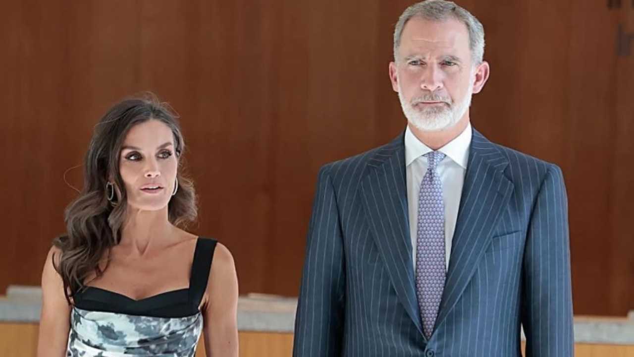 La regina Letizia di Spagna e il re Felipe VI 