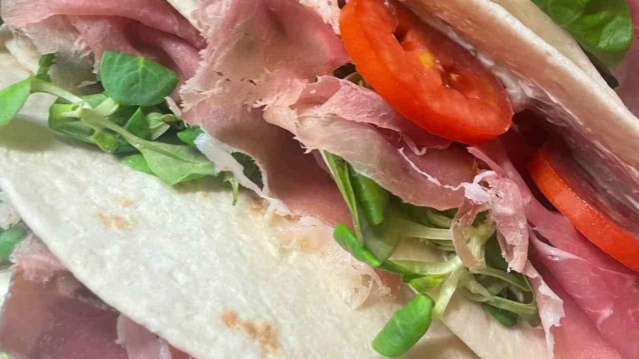 Piadina light senza lievitazione 