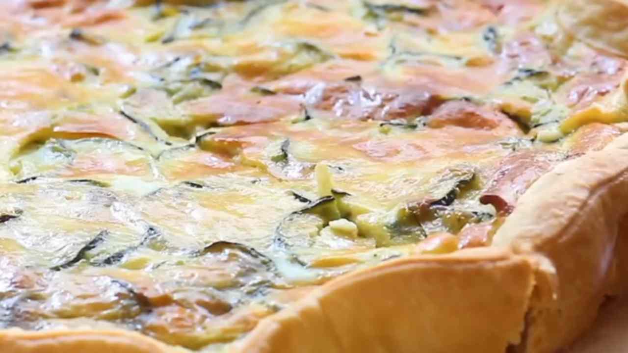 Pizza di zucchine light 