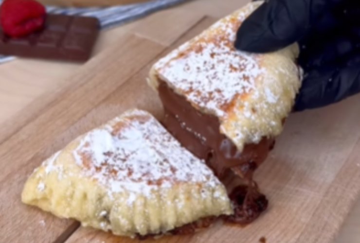 ricetta panzerotti al cioccolato light