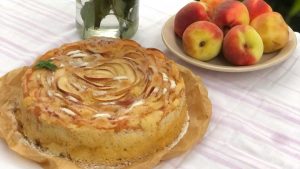 Torta di pesche- ricetta- ifood.it