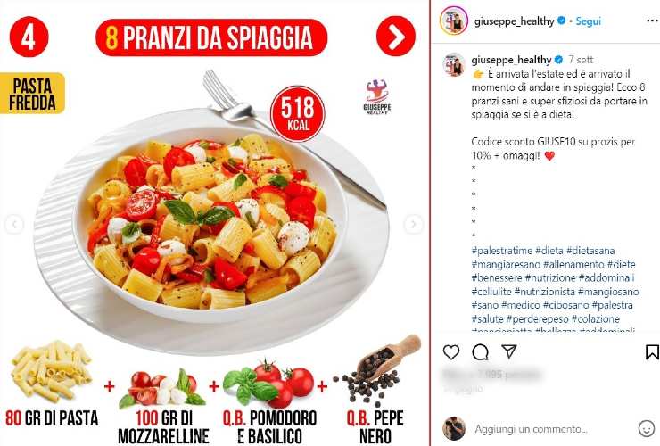 Un'insalata di pasta eccezionale