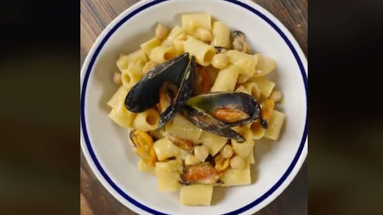 Pasta ceci e cozze 