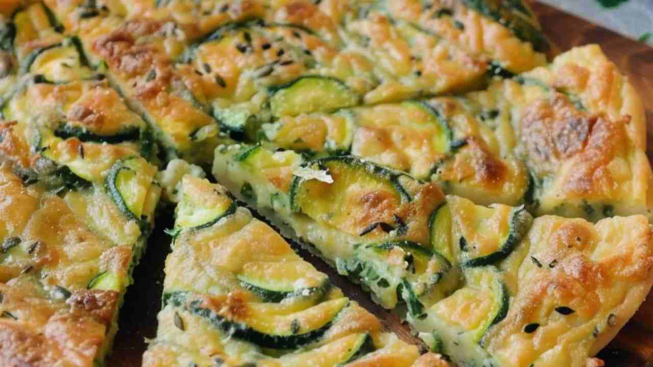 Schiacciata di zucchine