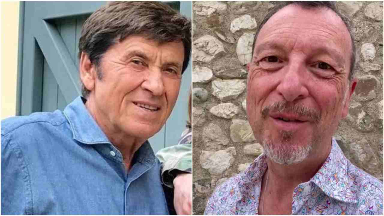 Gianni Morandi e Amadeus 