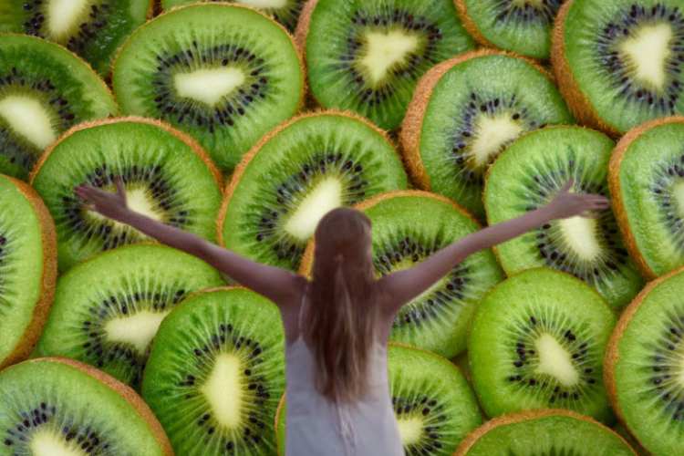 Il kiwi contro il gonfiore