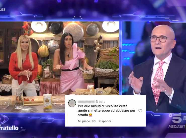 Loredana Lecciso sbugiardata davanti a tutti - iFood (Fonte Foto Instagram @grandefratellotv)