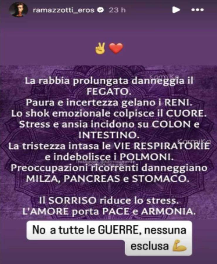 eros ramazzotti post rabbia