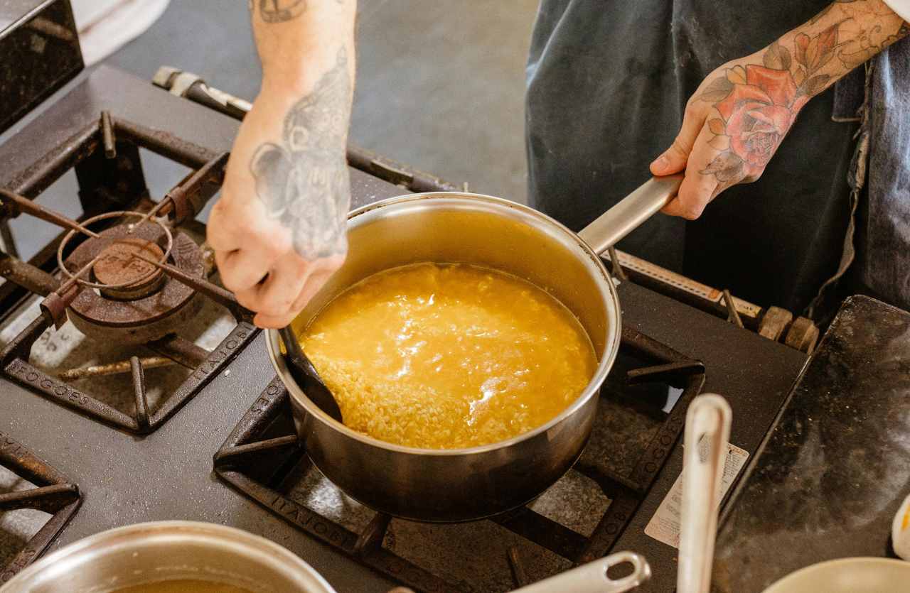 risotto preparazione