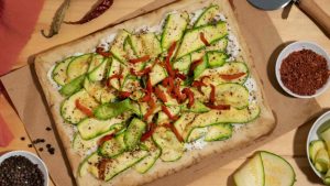 rustichella con zucchine