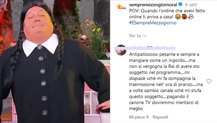 Alfio Bottaro, il commento impietoso su Instagram - iFood.it - 20241217