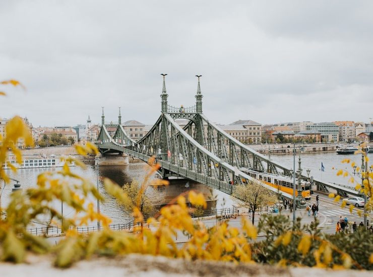 Il ponte della città di Budapest