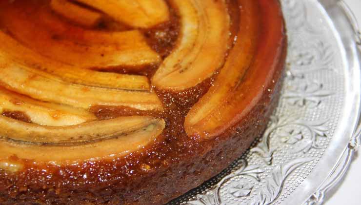 Torta con banane