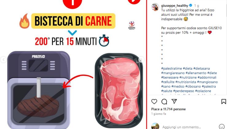 Bistecca di carne in friggitrice ad aria - iFood.it - 20250121