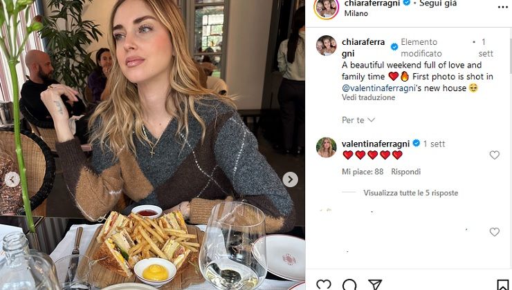 Chiara Ferragni a pranzo - iFood.it - 20250128