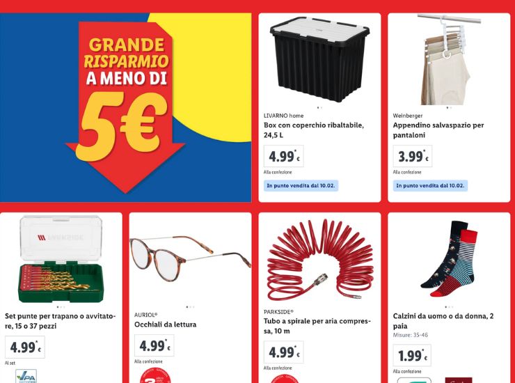 Offerte a 5 euro alla lidl - iFood.it (Fonte foto www.lidl.it)